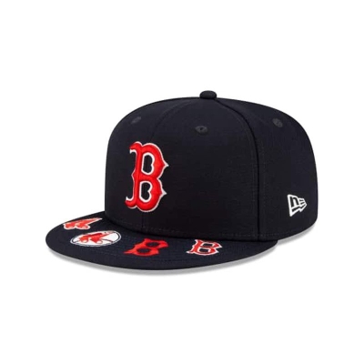 Sapca New Era Boston Red Sox MLB Visor Hit 59FIFTY Fitted - Albastri